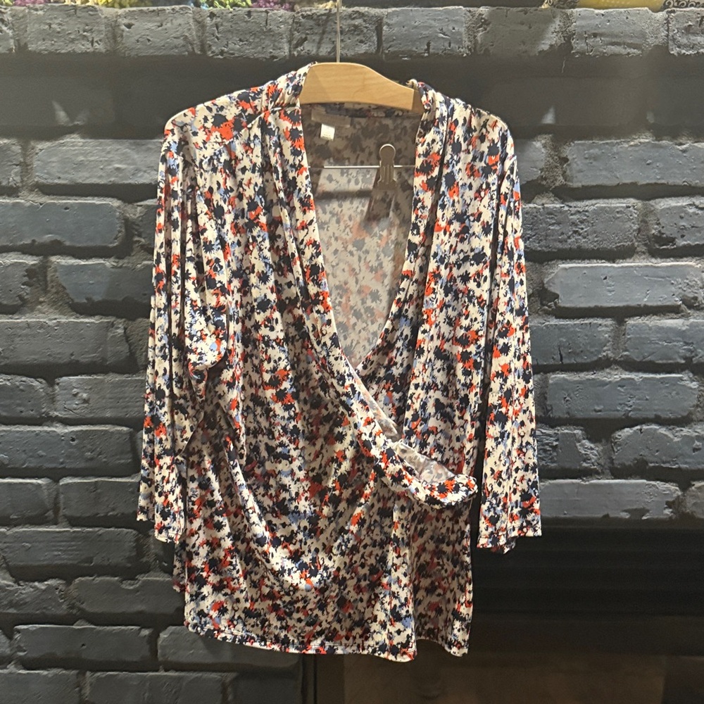 Charter Club Multicolor Floral Blouse